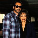 Arjun Rampal with his mother