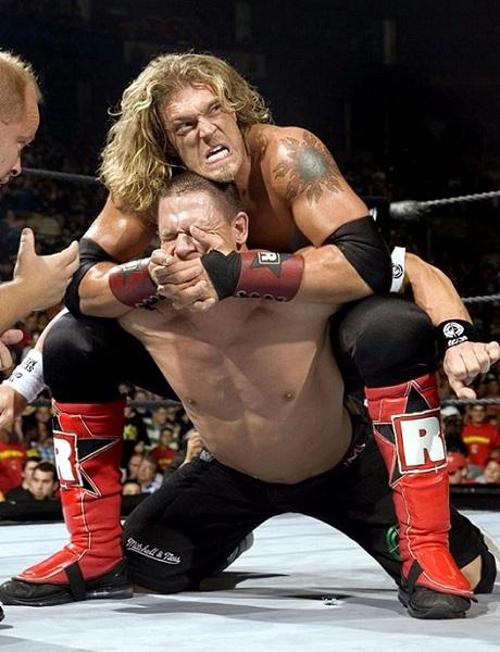 Edge fighting in WWE