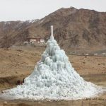 Ice Stupa designed by Sonam Wangchuk