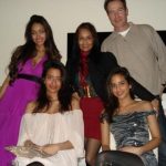 Jiah Khan with her mothers and sisters