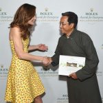 Sonam Wangchuk receiving Rolex 2016 Entreprise award