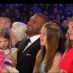 Triple H with his 3 daughters