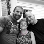 Triple H with his parents