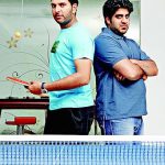 Yuvraj Singh with his brother