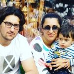 Shaad Randhawa with his wife and son