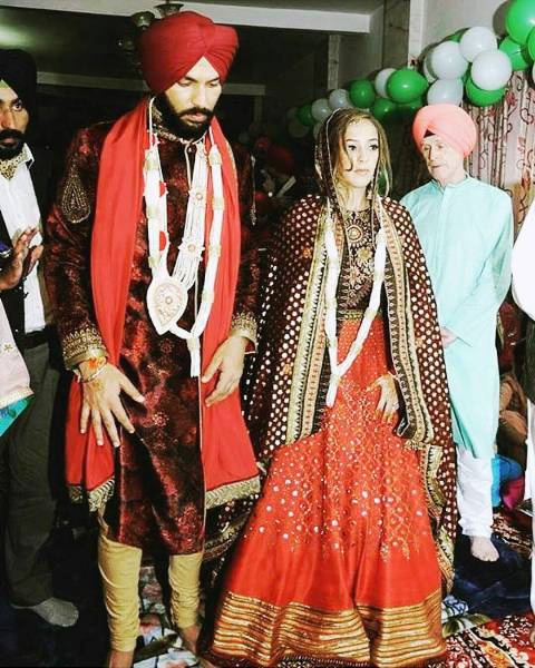 Yuvraj Singh & Hazel Keech post wedding return