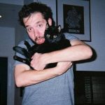 Alexis Ohanian with his cat Karma