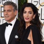 Amal Clooney with George Clooney