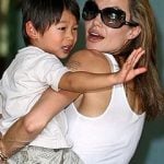 Angelina Jolie with Pax Thien