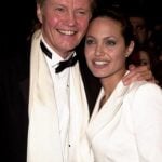 Angelina Jolie with her father