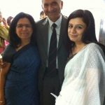 Anubha with her Parents