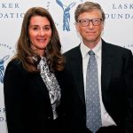 Bill Gates with his wife