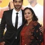 Dayal with his Mother