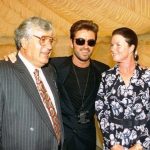 George Michael with his parents