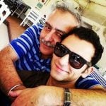 Jatin Sapru with his father