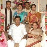 Nagma with her mother, step-father, and half-siblings