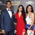 Lilly Singh With Her Parents