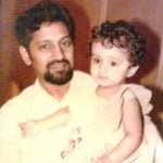 trisha-krishnan-childhood-with-her-father-krishnan