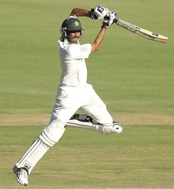 Younis Khan Batting in a Test match