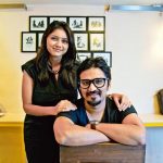 Amit Trivedi with his wife Krutee