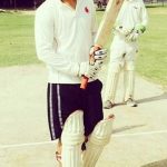 Babbal Rai playing cricket