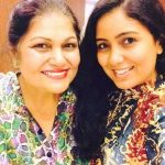 Harshdeep Kaur with her mother