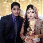 Imrul Kayes with his wife
