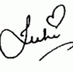 Juhi Chawla signature