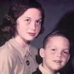 Mary Tyler Moore with her younger brother, John