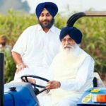 parkash-singh-badal-with-his-son
