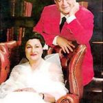 Krishna Kapoor with her husband Raj Kapoor
