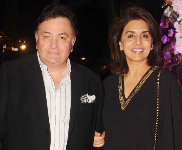 Rishi Kapoor With His Wife Neetu Singh