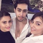 Roop Sidhu with her brother and sister