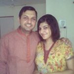 Singer Bhavya Pandit with her brother