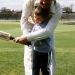Young Jonny with his father David