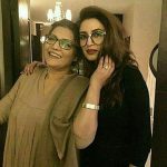 Iman with her mother Humera Ali