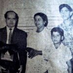 Rakesh Roshan with his parents and brother