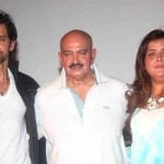 Rakesh Roshan with his son and daughter