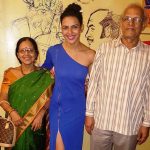 Bidita Bag with her parents