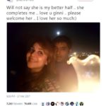 Ginni Chatrath - Kapil Sharma love on twitter