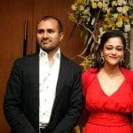 Kalli Purie with her husband