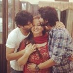 Mudit Nayar with his mother & brtother