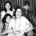 Nargis with her children