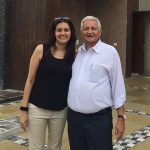 Priyanak Chaturvedi with her father