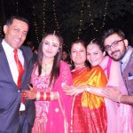 Raviza Chauhan with her family