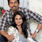 Suchitra with husband Karthik Kumar