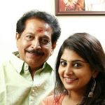 Manjima Mohan with her father