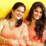 Manjima Mohan with her mother