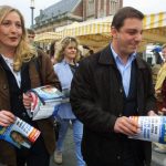 Marine Le Pen with Eric Lorio