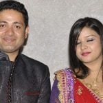 Piyush Chawla with his wife